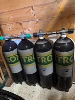 2 sets bi 2x10L in uitstekende staat te koop., Watersport en Boten, Duiken, Ophalen, Zo goed als nieuw, Duikfles