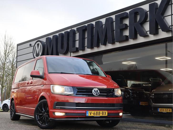 Volkswagen Transporter 2.0 TDI 150PK DSG LUXE DUBBELE CABINE, Auto's, Bestelauto's, Te koop, ABS, Airbags, Airconditioning, Alarm