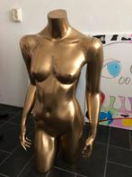 Paspop , torso , mannequin goud Chrome, Antiek en Kunst, Ophalen