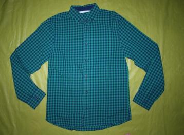 Groen Blauw Geruite Blouse H&M (152)