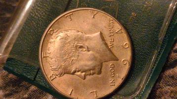 Een originele Kennedy Half Dollar uit 1964 beschikbaar voor biedingen