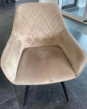 4 Velvet Eettafelstoelen Kick Collection - Nieuw beschikbaar voor biedingen