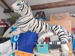 Grote Witte Tijger Knuffel, Ophalen of Verzenden, Zo goed als nieuw, Overige typen