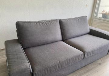 Ikea Kivik 3-zits bank, lichtgrijs. In prima staat. - afbeelding 2