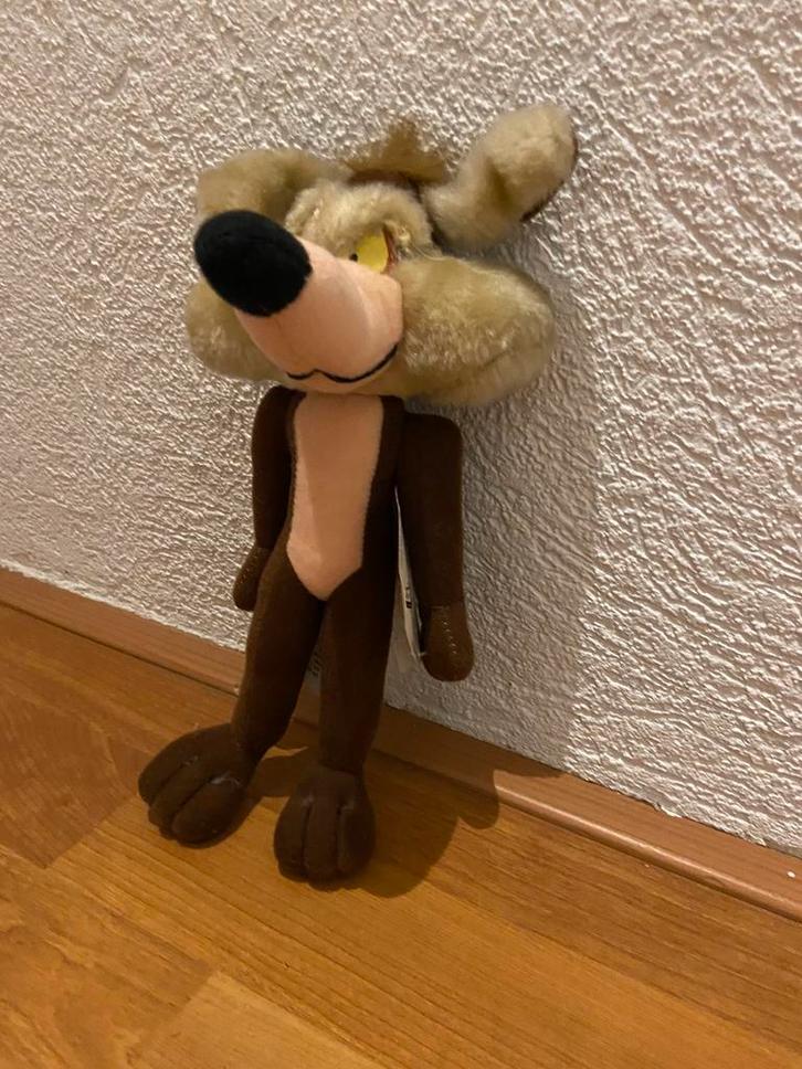 Orginele Looney Tunes Wile E. Coyote knuffel, Kinderen en Baby's, Speelgoed | Knuffels en Pluche, Zo goed als nieuw, Overige typen