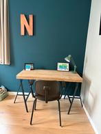 TE KOOP Bureau met steigerhouten blad, Huis en Inrichting, Bureaus, Ophalen, Zo goed als nieuw, Bureau