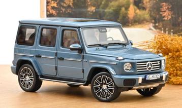 Mercedes Benz G-Class 2024 oud Blauw 1/18 NOREV ref. 183034 beschikbaar voor biedingen