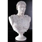 Augustus Caesar Bust 87 cm - caesar beeld, Ophalen, HorecaBeelden, Nieuw, HorecaBeelden