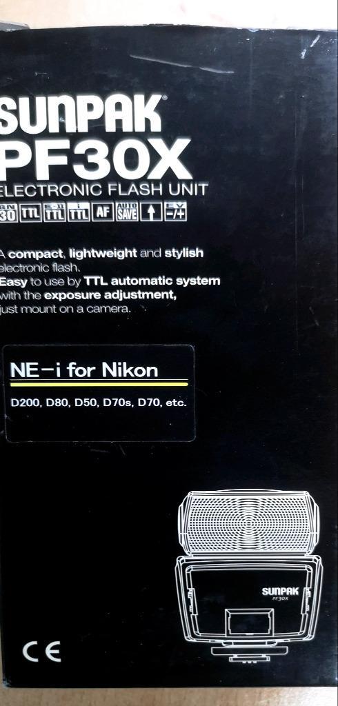 Sunpak PF30X nieuw in doos, Audio, Tv en Foto, Fotografie | Flitsers, Nieuw, Overige merken, Kantelbaar, Ophalen of Verzenden