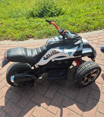 Elektrische Kindermotor Trike POLITIE met RC 12 Volt   beschikbaar voor biedingen