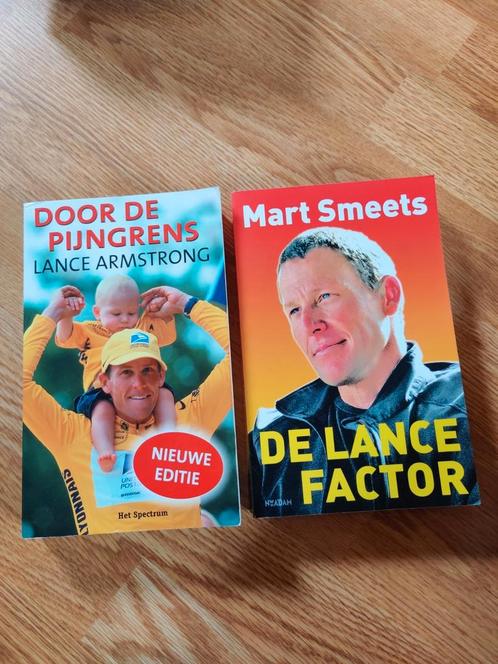 S. Jenkins - Door de pijngrens Lance Armstrong 2 boeken, Boeken, Biografieën, Zo goed als nieuw, Ophalen of Verzenden