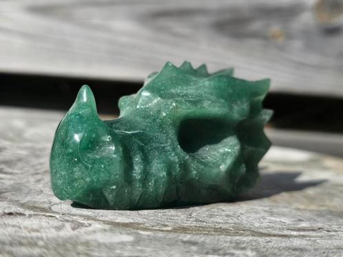 Knappe aventurijn draak, Verzamelen, Mineralen en Fossielen, Ophalen of Verzenden