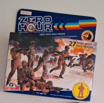 Zero Hour Army Wolf Pack Troops set - Bluebird Toys 1989 beschikbaar voor biedingen