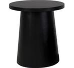 Cosiglobe bijzettafel – Zwart Ø50  55 cm, Ophalen, Nieuw