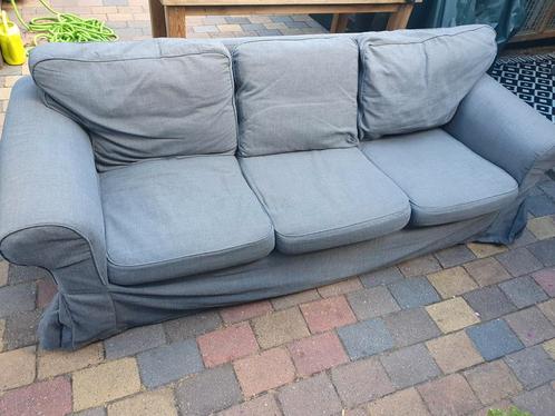 Ikea Ektorp 2 en 3 zitbanken te koop, Huis en Inrichting, Banken | Bankstellen, Gebruikt, Rechte bank, Driepersoons, 200 tot 250 cm