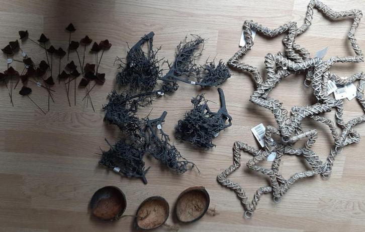 Pakket natuur hobbymaterial, decoratie, herfst, kerststukjes, Hobby en Vrije tijd, Knutselen, Nieuw, Materiaal, Ophalen of Verzenden