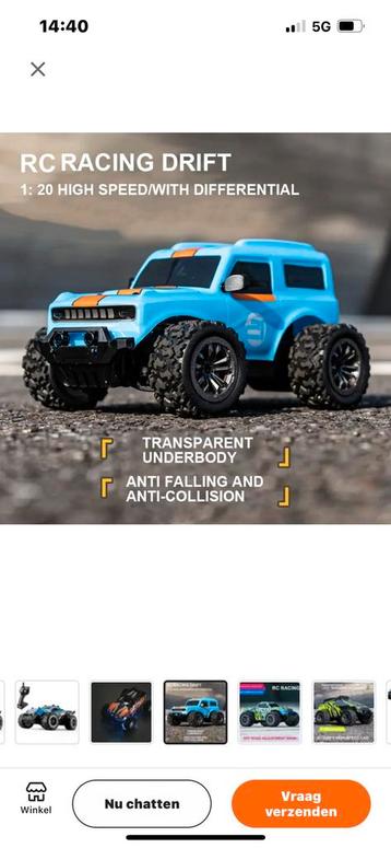 RC Offroad Auto - Ready to Run afstand bestuurbare auto beschikbaar voor biedingen
