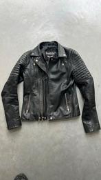 Zwarte leren jas Rockin' my Bae, Ophalen of Verzenden, Zo goed als nieuw, Meisje, Jas