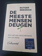 De meeste mensen deugen - Rutger Bregman, Boeken, Ophalen, Zo goed als nieuw, Ontwikkelingspsychologie