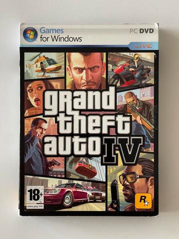 Grand Theft Auto IV (GTA 4) – PC DVD Compleet + Kaart beschikbaar voor biedingen