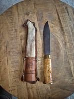 Fins Jachtmes met Schede (LAPIN PUUKKO), Ophalen of Verzenden, Overige soorten, Amerika, Mes of Dolk