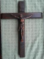 Houten kruisbeeld Jesus, Ophalen of Verzenden