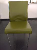 8 Alpha Topform lederen stoelen, Huis en Inrichting, Stoelen, Ophalen, Modern design, Overige kleuren, Zo goed als nieuw