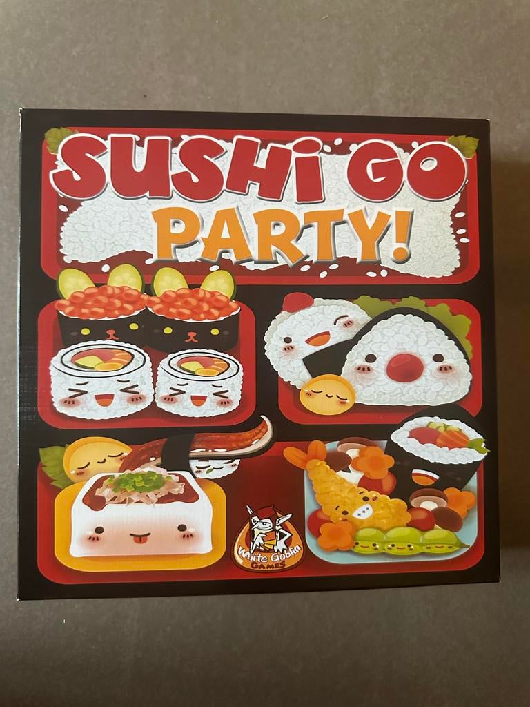 SUSHI GO PARTY! - Bordspel (Zo goed als nieuw), Hobby en Vrije tijd, Gezelschapsspellen | Bordspellen, Drie of vier spelers, Ophalen of Verzenden