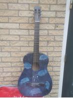 Handgeschilderde gitaar (nieuwe snaren) ook mooi als beginne, Muziek en Instrumenten, Ophalen, Zo goed als nieuw, Klassieke of Spaanse gitaar