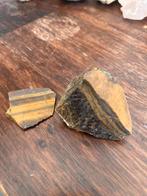 Tijgeroog stenen, Verzamelen, Mineralen en Fossielen, Ophalen of Verzenden, Mineraal