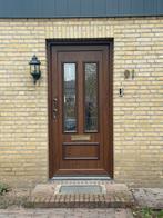 Kunststof voordeur met glas in lood, Gebruikt, 215 cm of meer, Ophalen, 100 tot 120 cm