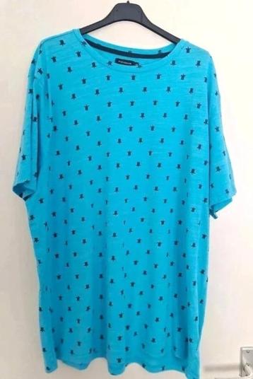 Portonova T-shirt blauw met schildpadprint maat XXL beschikbaar voor biedingen