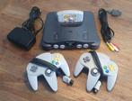 Nintendo 64 + 2 controllers + Mario Kart 64 (N64), Spelcomputers en Games, Met 2 controllers, Ophalen of Verzenden, Refurbished
