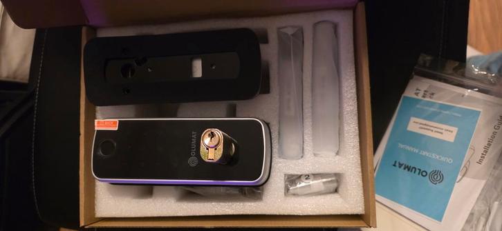 Olumat Keyless Deurslot - Vingerafdruk & Code, Doe-het-zelf en Verbouw, Alarmsystemen, Detector, Sensor of Melder, Ophalen of Verzenden