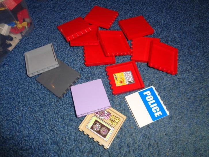 Partij H189=Lego panels, Kinderen en Baby's, Speelgoed | Duplo en Lego, Gebruikt, Lego, Losse stenen, Ophalen of Verzenden