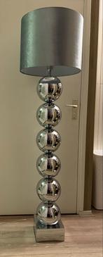 Stijlvolle eric kuster zilveren bolvormige vloerlamp, Ophalen of Verzenden, Zo goed als nieuw, Metaal, 150 tot 200 cm