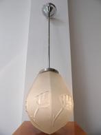 Art Deco Scailmont Hoge Hanglamp, Antiek en Kunst, Antiek | Lampen, Ophalen of Verzenden