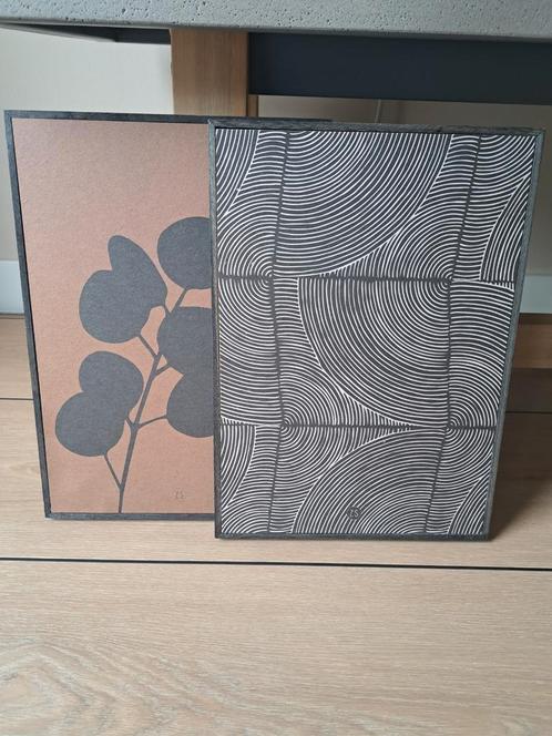Zusss lijstjes, grafische prints, ZS design, Huis en Inrichting, Woonaccessoires | Lijsten, Gebruikt, Minder dan 50 cm, Minder dan 50 cm
