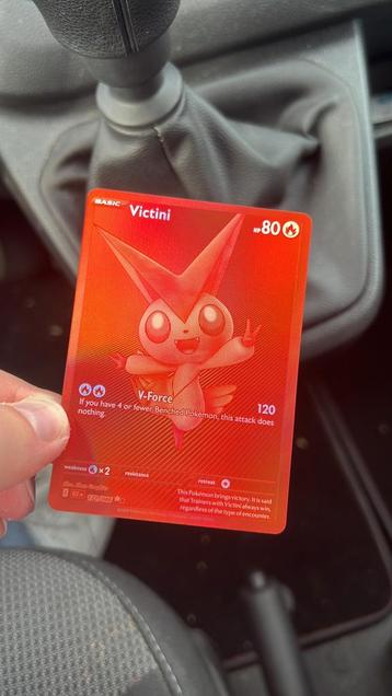 Victini Pokemon Black Bolt #171 beschikbaar voor biedingen