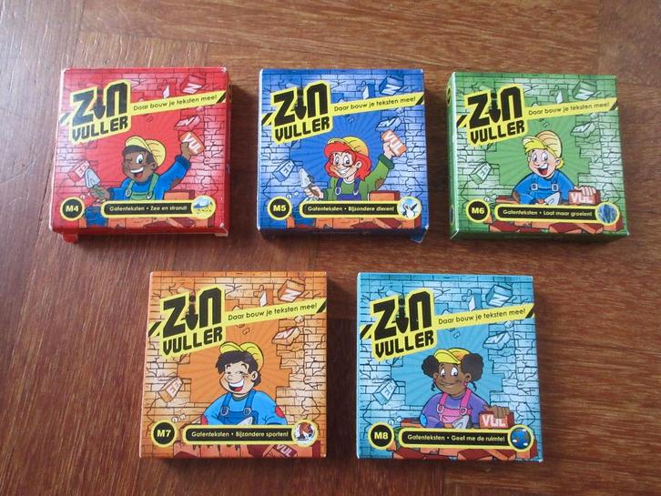 5 x Zinvuller Avi M4 / M5 / M6 / M7 en M8, Kinderen en Baby's, Speelgoed | Educatief en Creatief, Zo goed als nieuw, Puzzelen