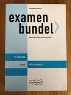 Examenbundel Wiskunde A Havo 2019 / 2020 examen bundel, HAVO, Ophalen of Verzenden, Zo goed als nieuw, Wiskunde A