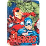 Avengers Fleece Deken - Hulk, Iron Man, Captain America, Overige kleuren, Nieuw, Ophalen of Verzenden, Deken of Dekbed