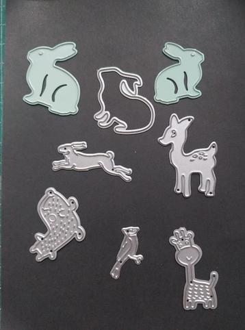 Set kleine dieren snijmallen  beschikbaar voor biedingen
