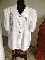 Vintage blouse met kant, Kleding | Dames, Blouses en Tunieken, Ophalen of Verzenden, Zo goed als nieuw, Wit