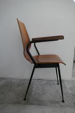 Vintage plywood teak stoel Carlo Ratti stijl Legni Curvati, Huis en Inrichting, Ophalen, Bruin, Vintage, Zo goed als nieuw