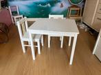 Tafeltje + 2 stoeltjes kleuters ikea, Kinderen en Baby's, Kinderkamer | Tafels en Stoelen, Ophalen, Gebruikt, Tafel(s) en Stoel(en)