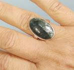 zilveren ring met natuurlijke Serafiniet steen zilver 925, Sieraden, Tassen en Uiterlijk, Ringen, O.T., Nieuw, Ophalen of Verzenden
