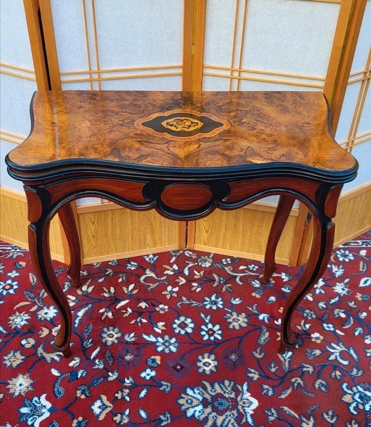 LOUIS XV Stijl/Speeltafel/Kaarttafel/Tafel, Antiek en Kunst, Antiek | Meubels | Tafels, Ophalen of Verzenden