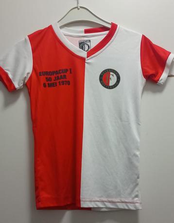 Feyenoord shirt jubileum 50 jaar Europacup I, maat 128 beschikbaar voor biedingen