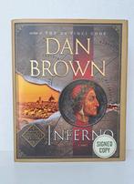 Signed Illustrated First Edition boek Inferno Dan Brown., Boeken, Ophalen of Verzenden, Dan Brown, Amerika